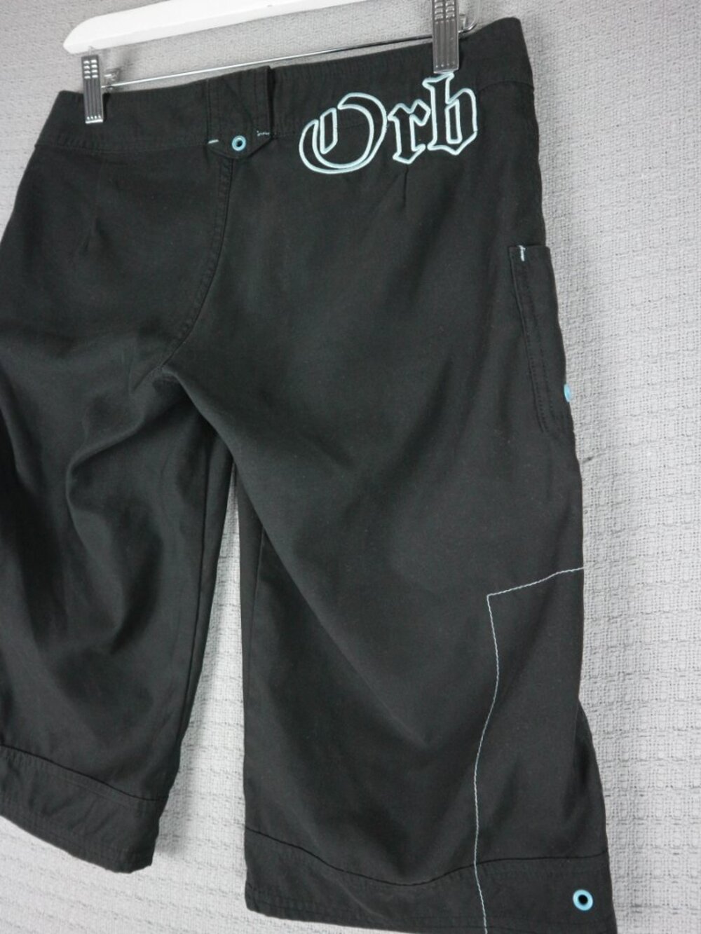 Orb Nylon Capri Y2K Gorpcore Style Pants Size 3 26W Streetwear - Picture 5 of 7